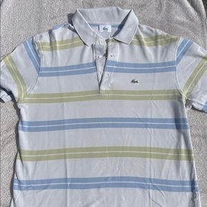 Men’s Lacoste striped polo